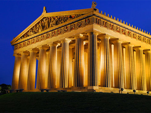 The Parthenon Looks Amazing With Night Light