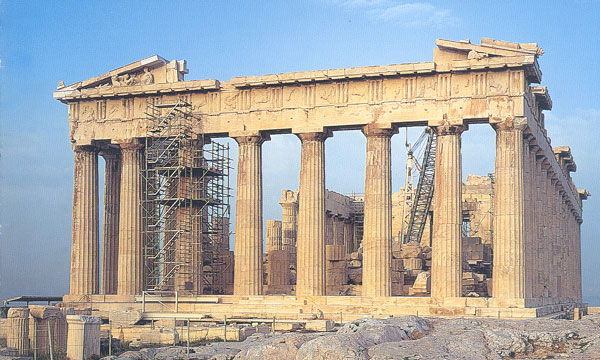 The Parthenon Temple Restoration Picture