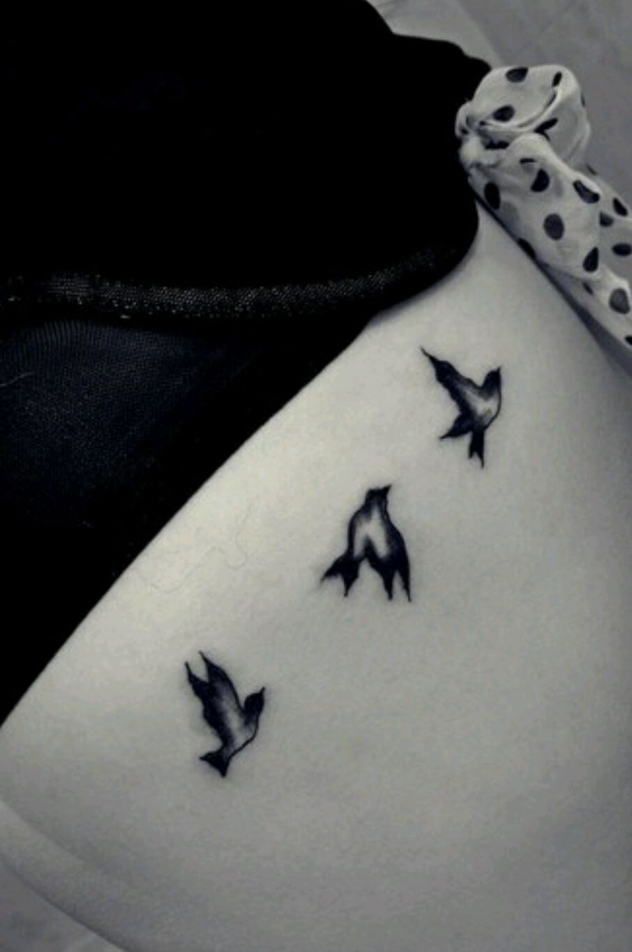 Three Flying Birds Tattoo Design Idea