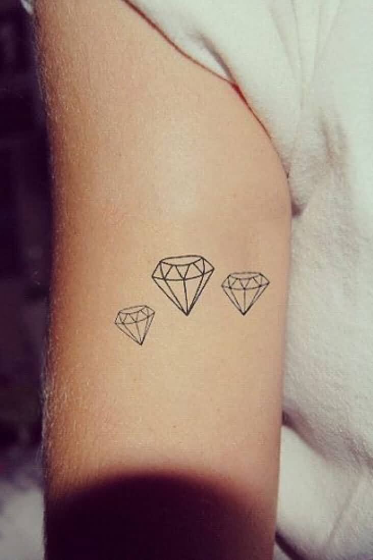 50+ Most Beautiful Diamond Tattoo Design Ideas