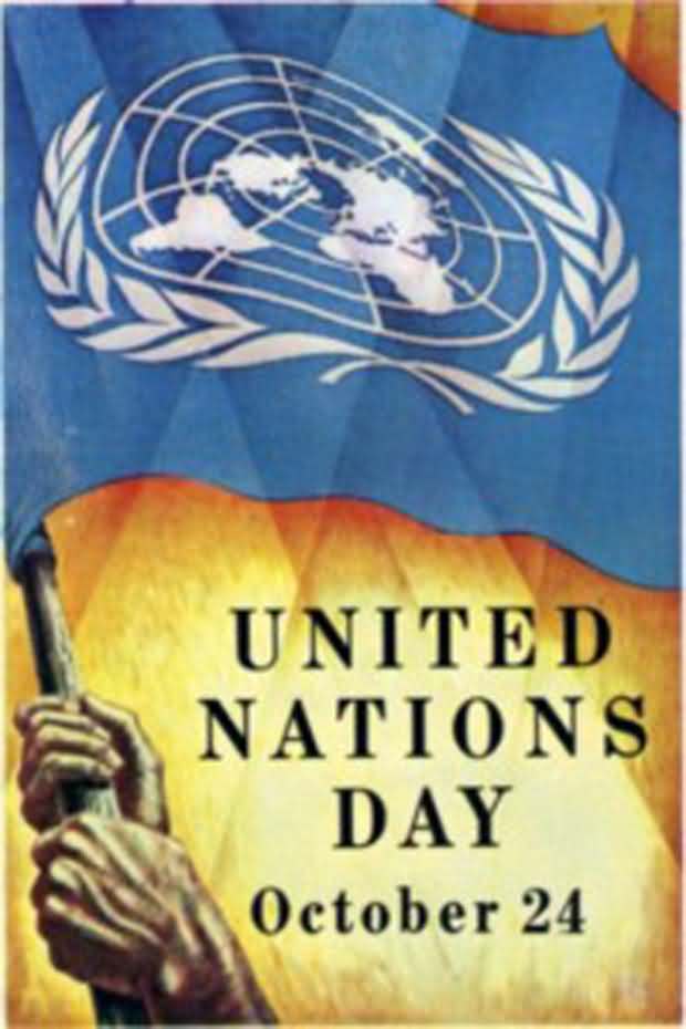 United Nations Day October 24 Flag Of United Nation