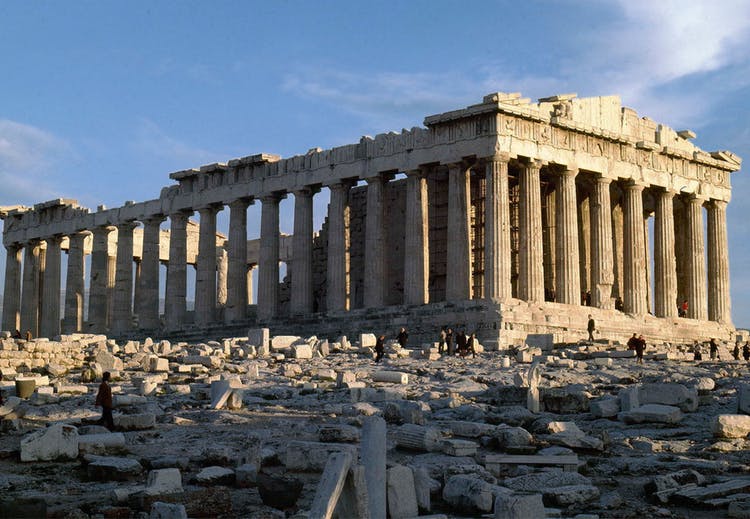 View Of The Parthenon Temple