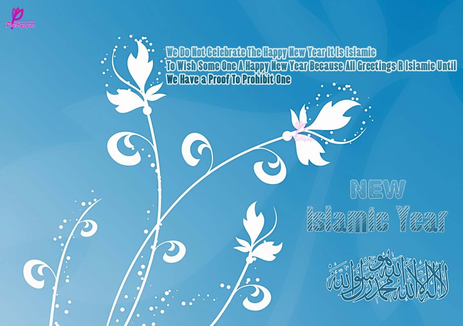 We Do Not Celebrate The Happy new year it is islamic to wish some one a happy new year because all greetings are islamic