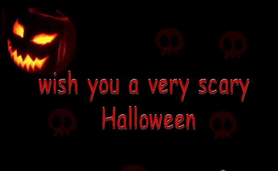 Wish You A Very Scary Halloween pumpkin background picture