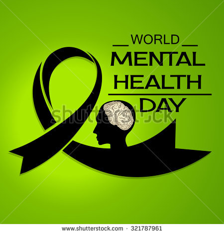 World Mental Health Day Logo Illustration