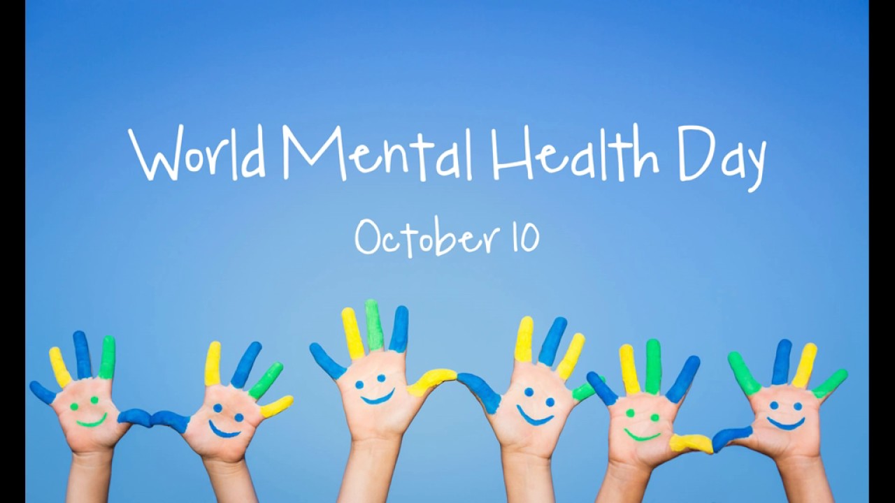 World Mental Health Day October 10 Colorful Hands