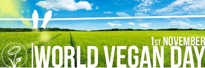 1st November World Vegan Day Banner Image