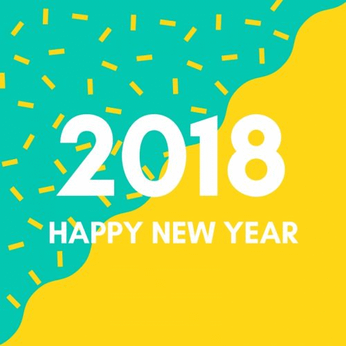 2018 Happy New Year Animated Picture