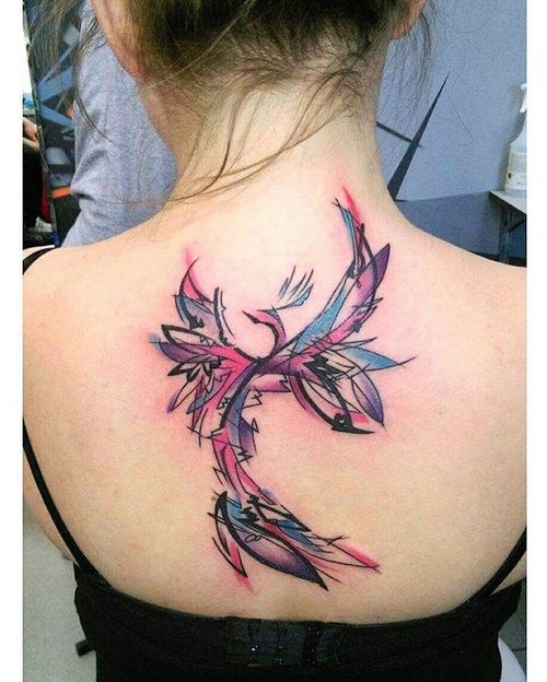 Japanese Phoenix Tattoos 