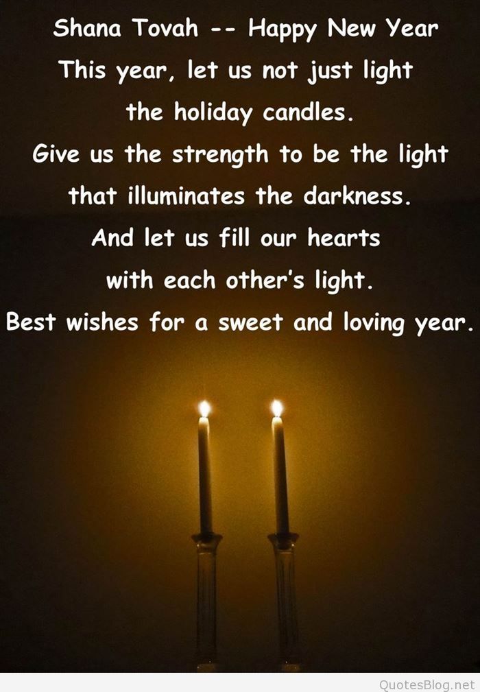 Best wishes for a sweet and loving year Happy New Year candles picture