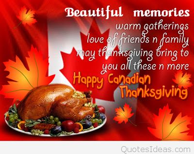 Happy Canadian Thanksgiving Day flag background picture
