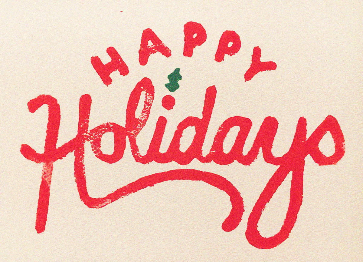 Happy Happy Holidays Animated Card