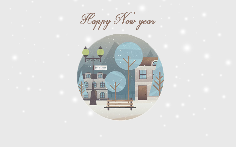 Happy New Year card image