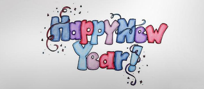 Happy New Year facebook cover picture