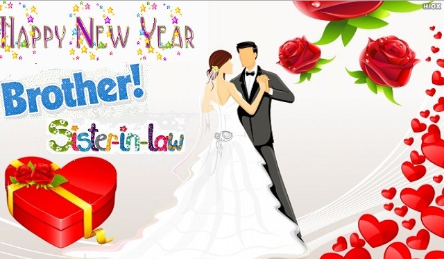 Happy New Year wishes for brother from sister in law