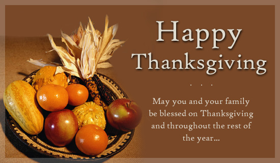 Happy Thanksgiving Day for family fruit image