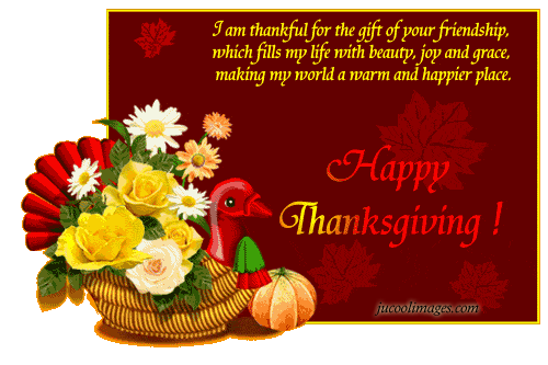 Happy Thanksgiving Day glitter image