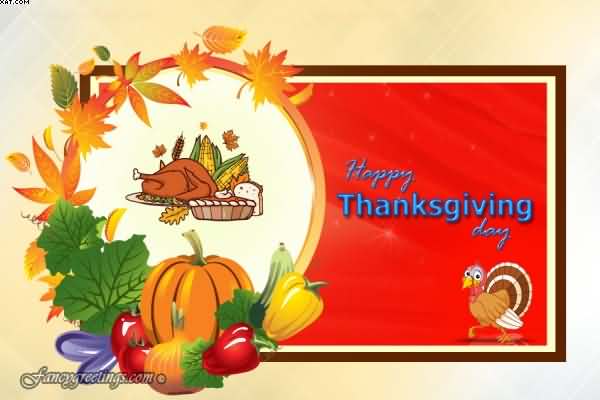 Happy Thanksgiving Day wishes card