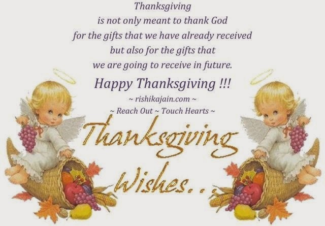 Happy Thanksgiving Day wishes from angels