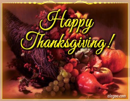 Happy Thanksgiving food background image