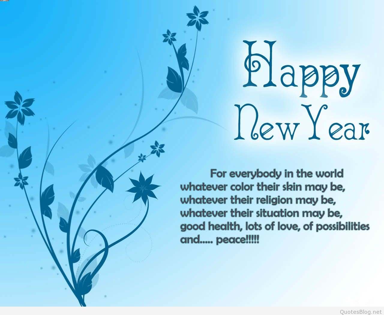 Happy new year wishes ecard picture