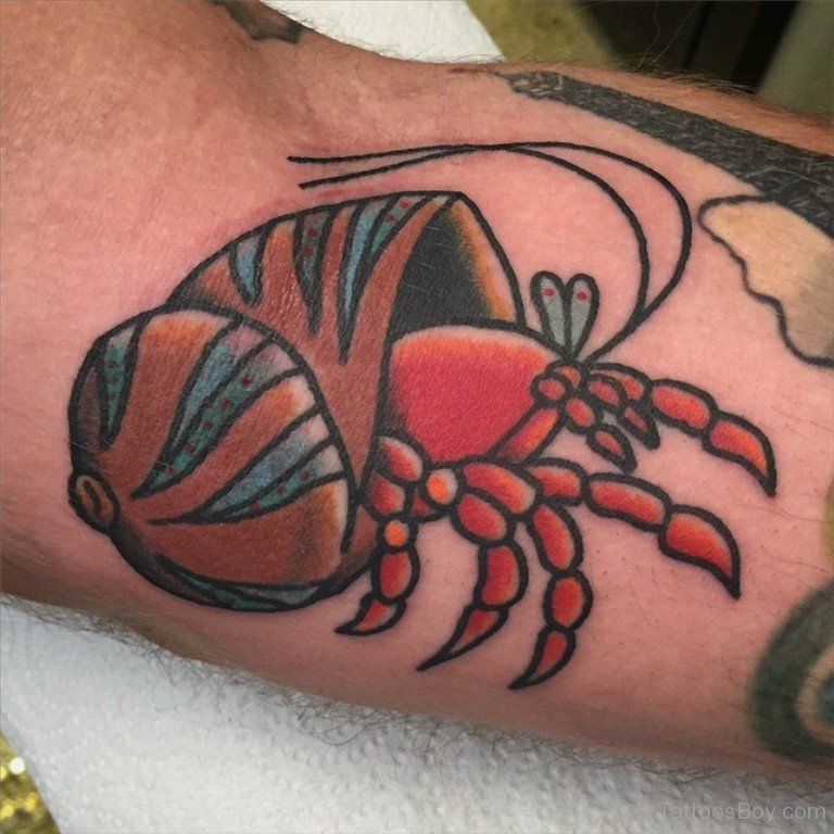 Hermit Crab Tattoo Design idea