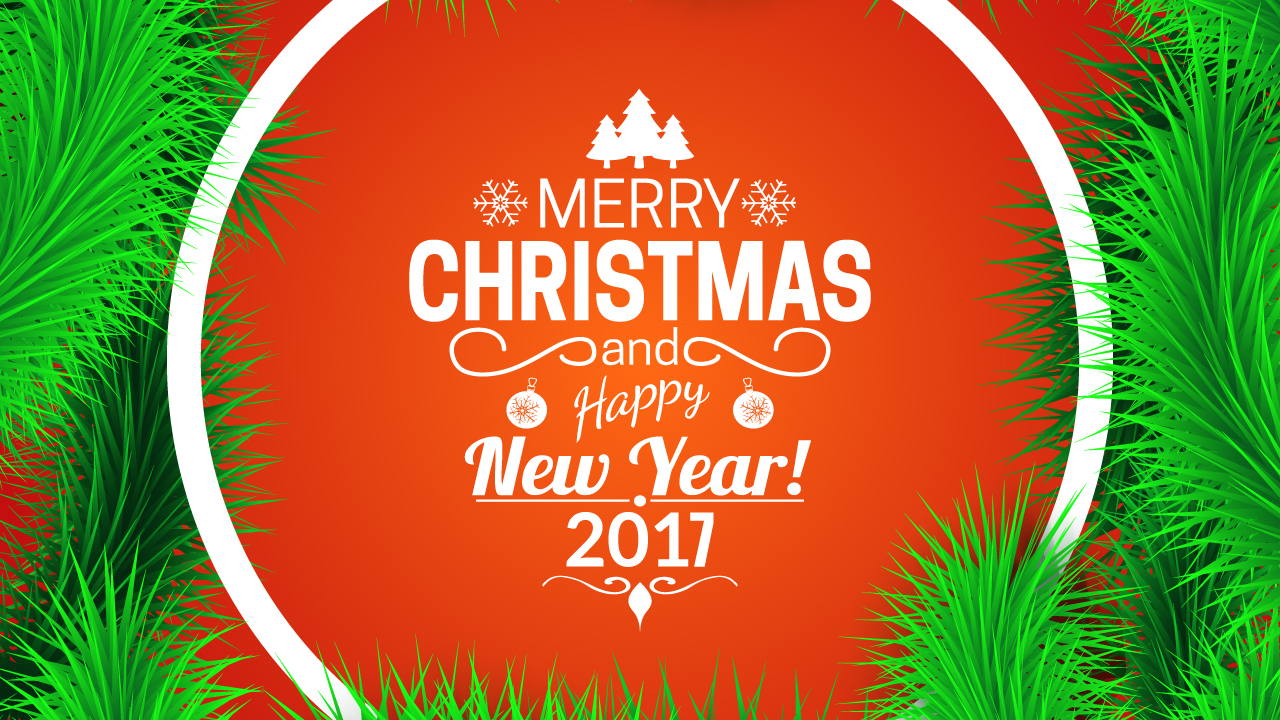 Merry Christmas And Happy New year 2017