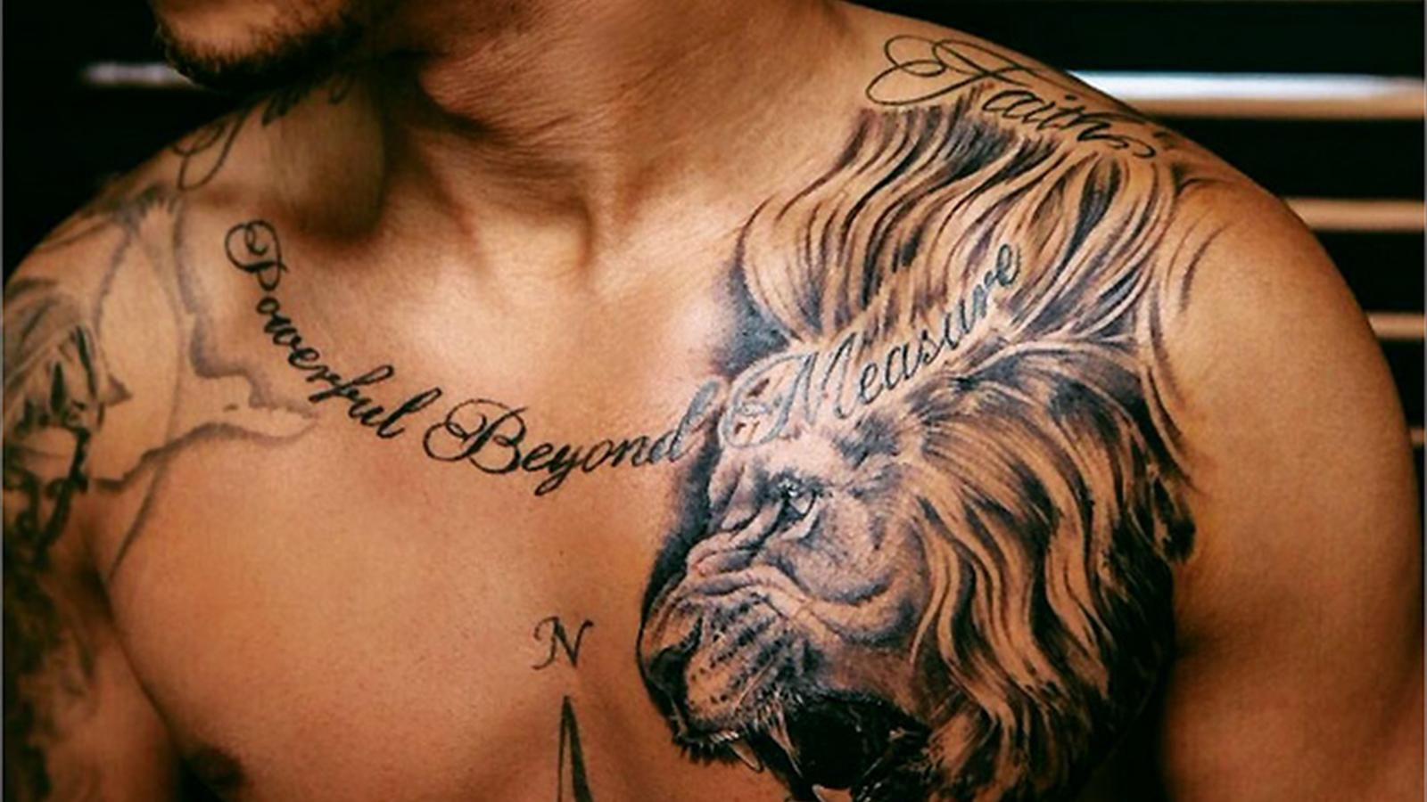 Powerful Beyond Measure – Realistic Roaring Lion Tattoo on Chest For Men