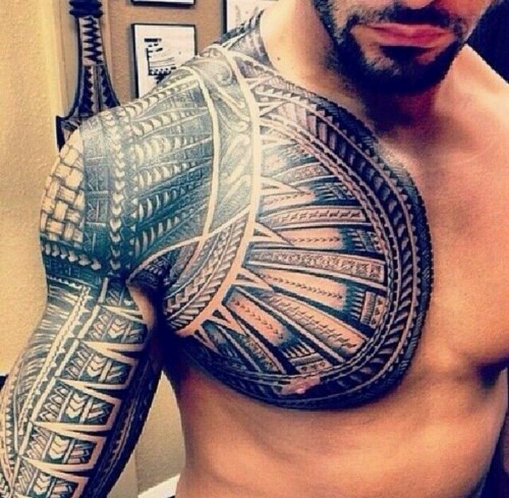 Roman Reigns Tattoo on Chest For Men by Samoan Mike