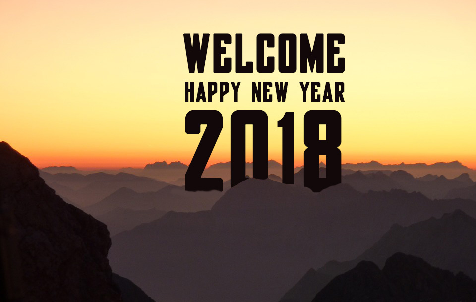 Welcome Happy New Year 2018