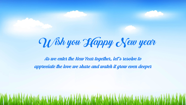 Wish You Happy New Year