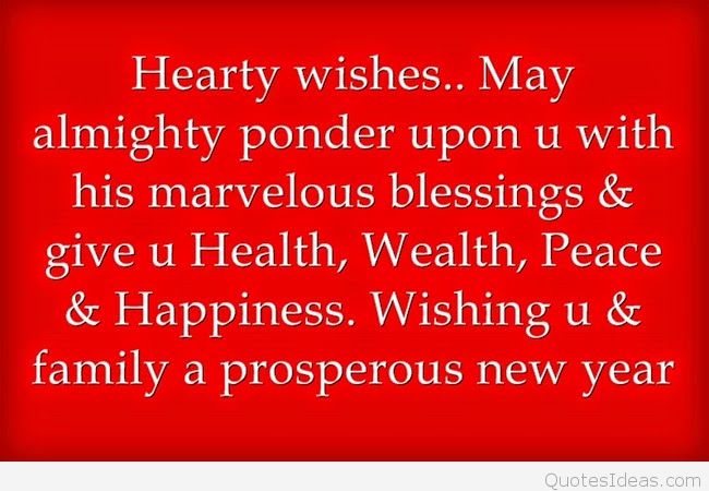Wishing you and your family a prosperous new year Happy New Year