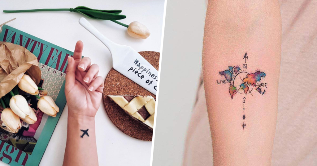 Wonderful Travel Tattoo Ideas To Boost Your Travel Lust