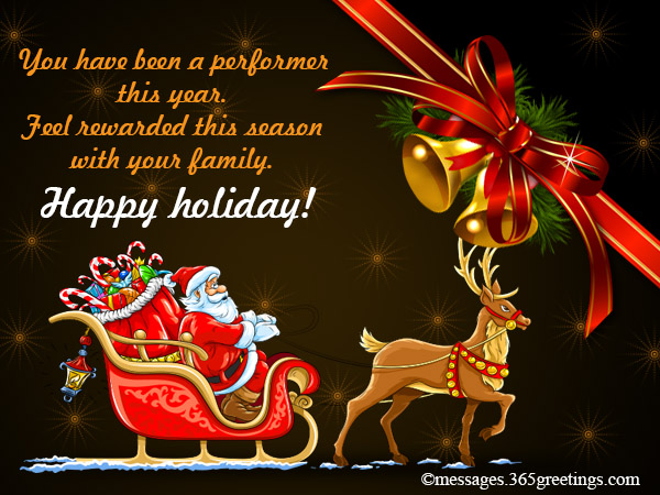 feel rewarded this season with your family Happy Holidays wishes card