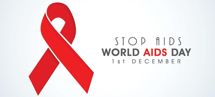 Stop aids World AIDS days 1st december banner image