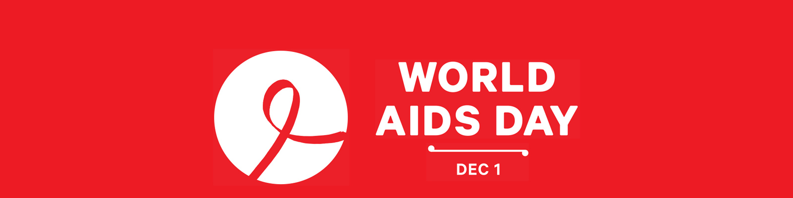 World AIDS Day dec 1 awareness banner