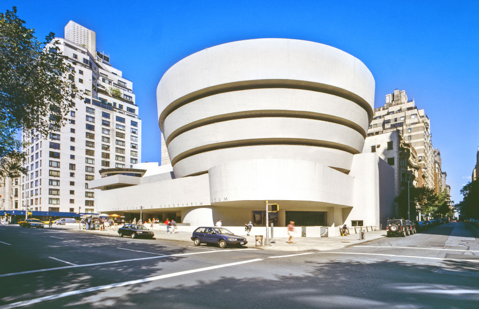 Across Road View Of The Guggenheim Museum