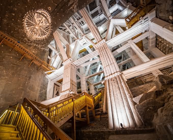 Adorable Interior of The Wieliczka Salt Mine
