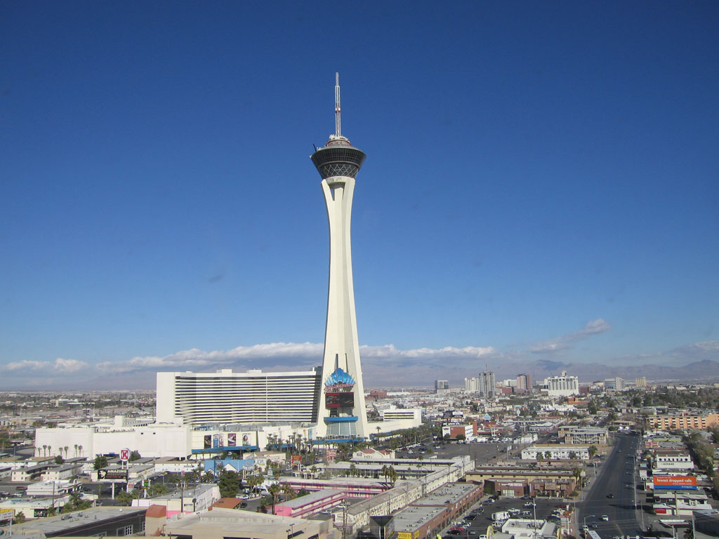 Adorable View Of The Stratosphere Tower In Las Vegas