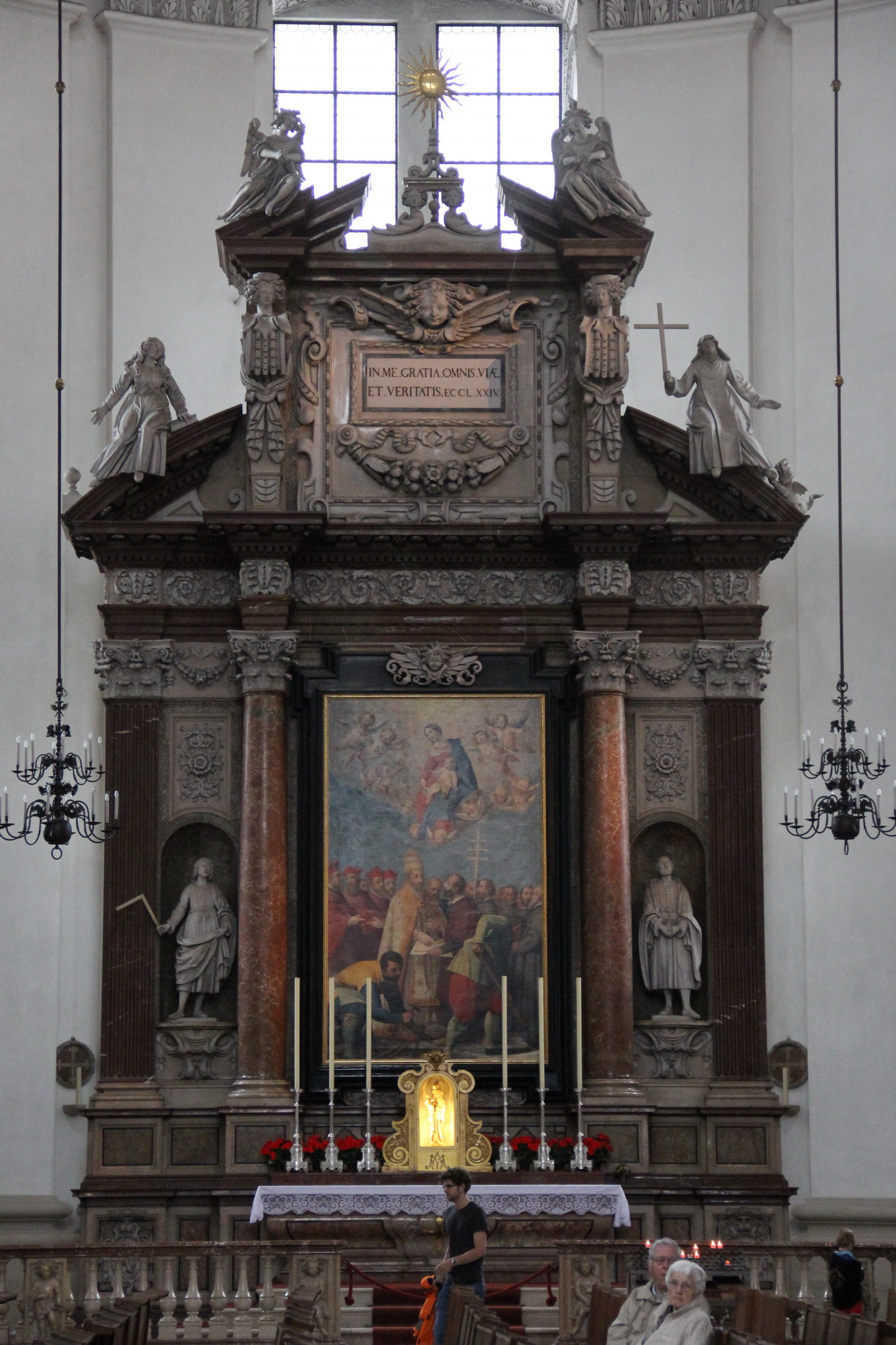 Altar Inside Salzburger Cathedral