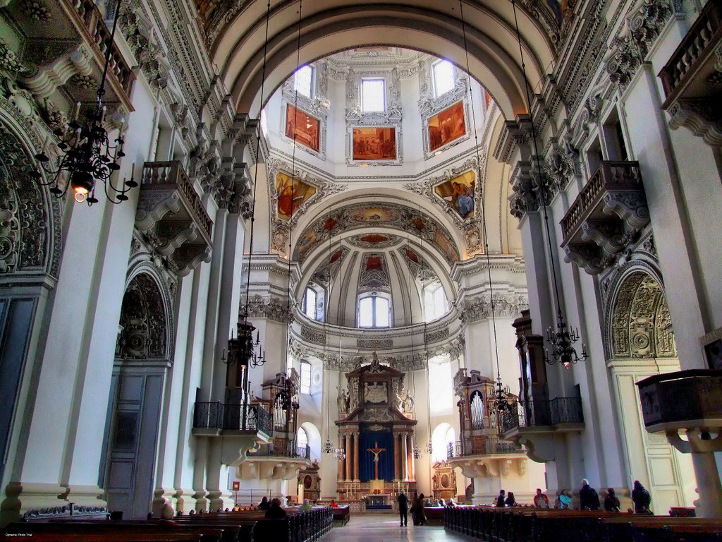 Altar Inside The Salzburger Dom Catherdral