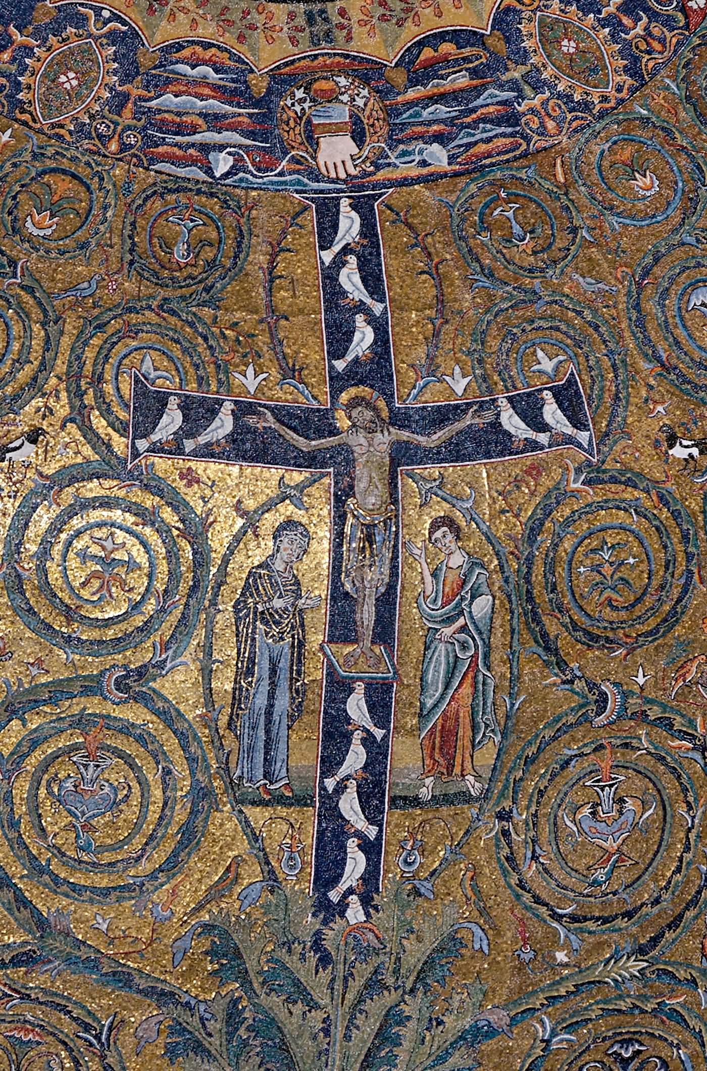 Apsis Mosaic Inside Basilica of San Clemente