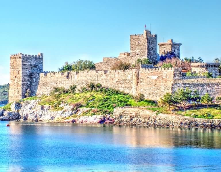 Back side View Of The Bodrum Castle