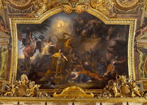 Beautiful Painting Inside The Palace Of Versailles