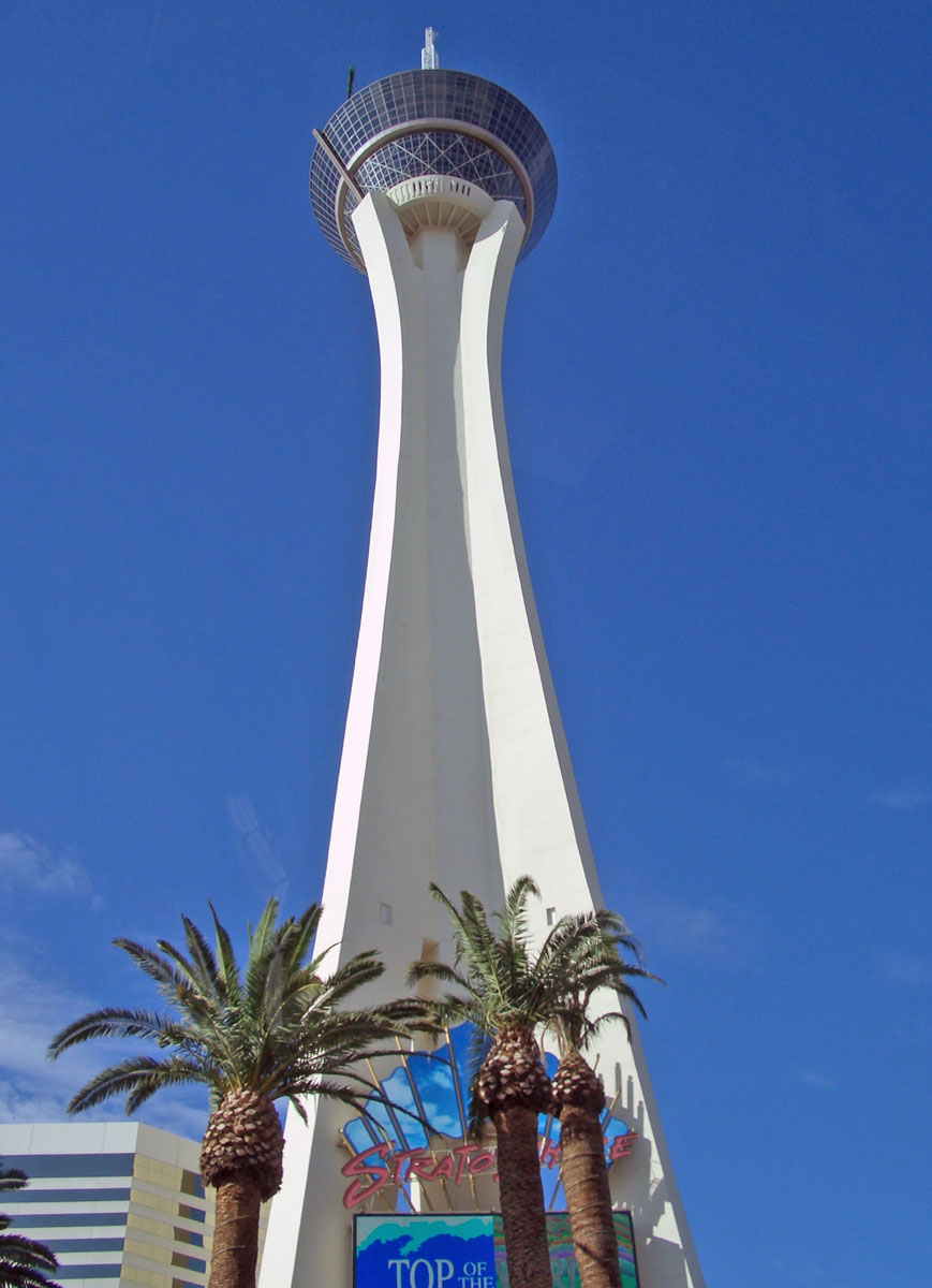 Beautiful Stratosphere Tower View From Below