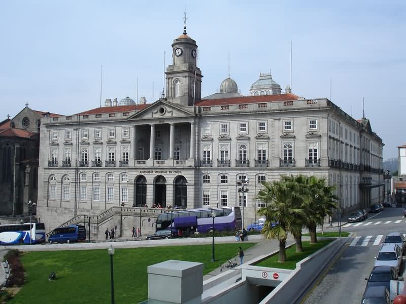 Beautiful View Of The Palácio da Bolsa In Porto