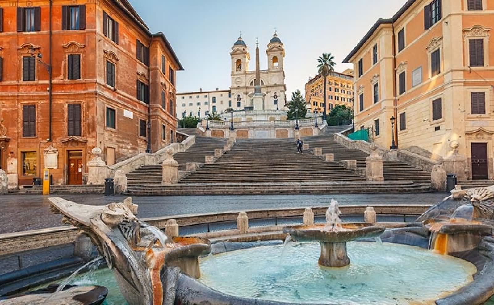 Beautiful View Of The Spanish Steps