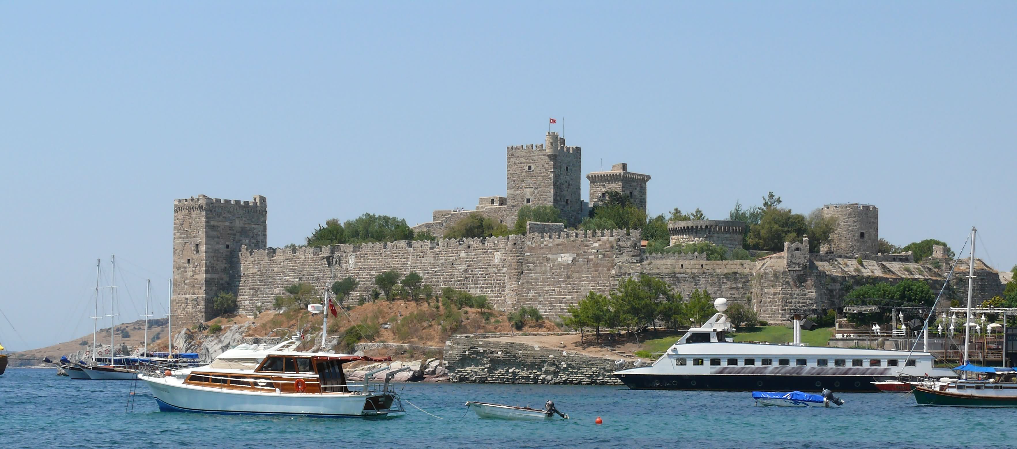 Boats And Bodrum Castle Picture