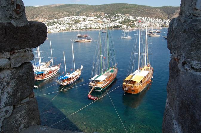 Boats Near The Bodrum Castle