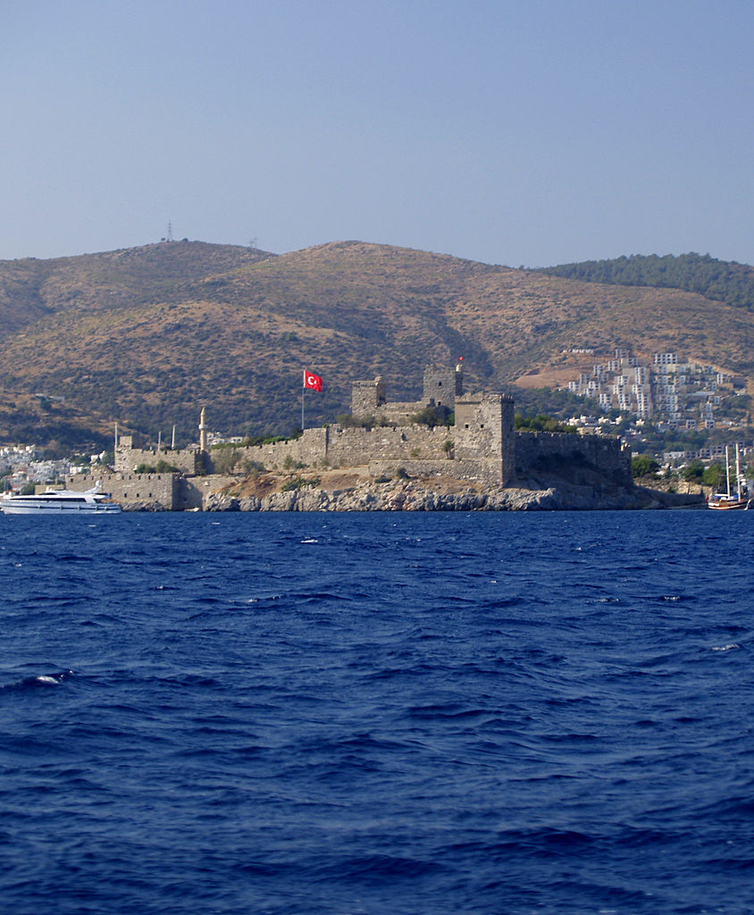 Bodrum Castle View From Sea In Turkey